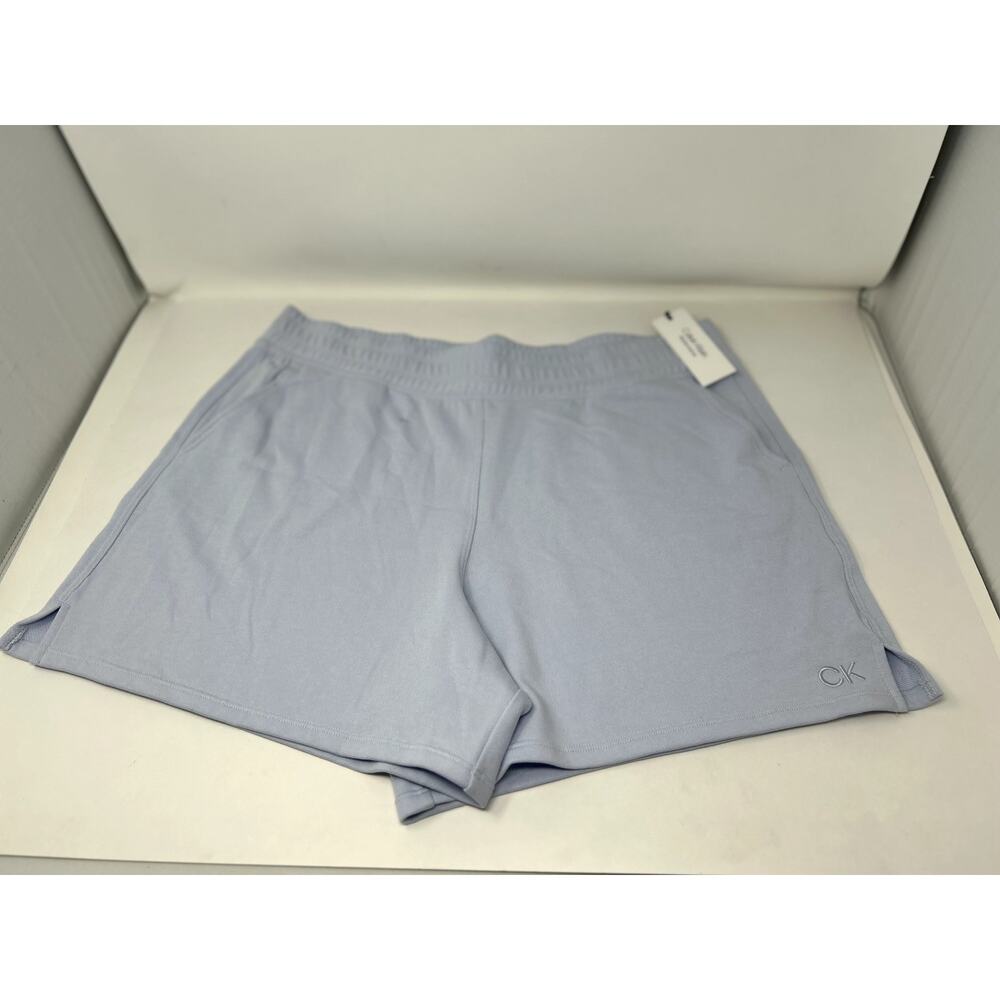 Calvin Klein Performance Womens Embroidered Waterfall Size XL Activewear Shorts